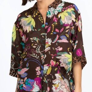 Johnny Was Arabella Boxy Silk blouse - NWT!